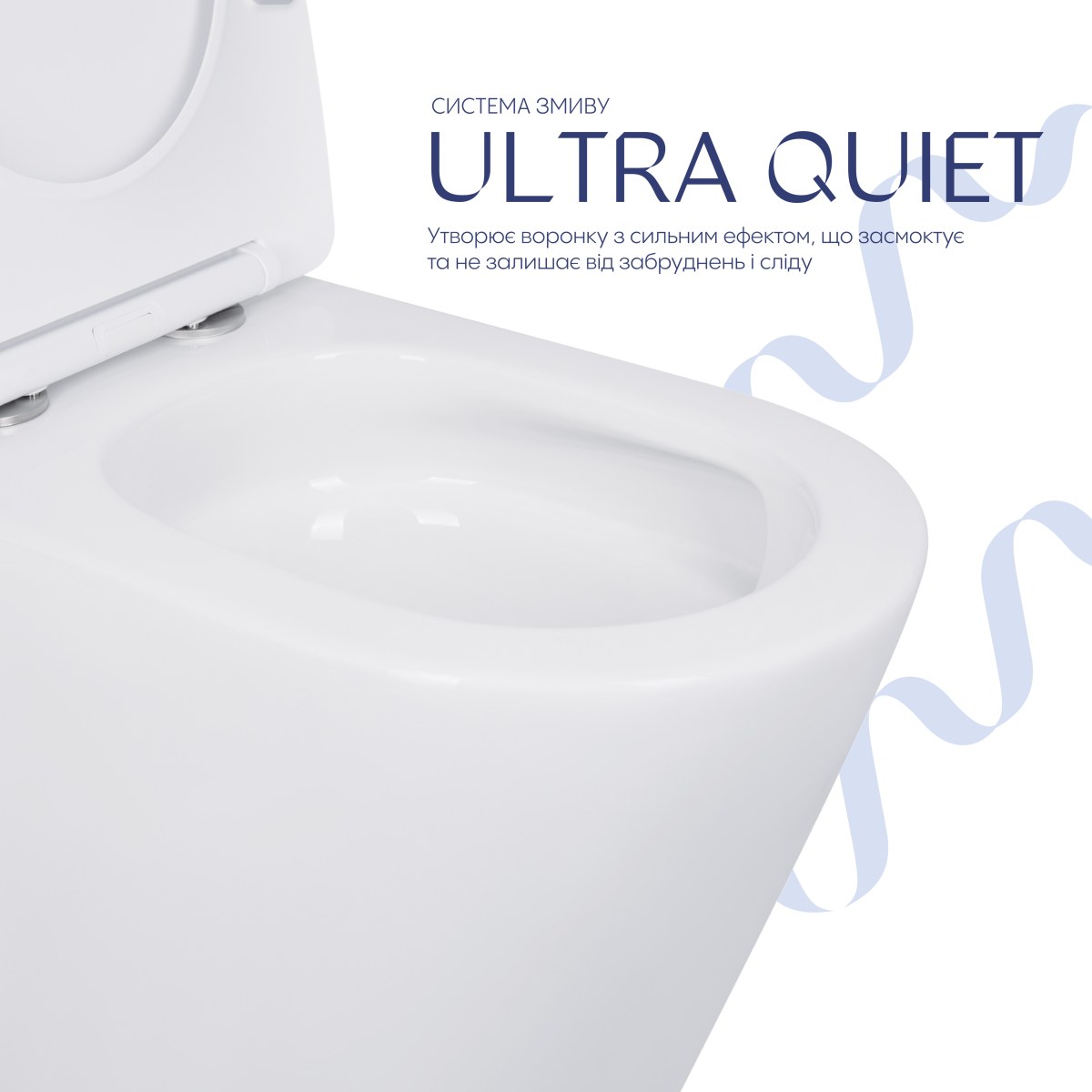Унітаз-компакт Qtap Scorpio QT14226088AW безободковий Ultra Quiet з сидінням Soft Close пристінний