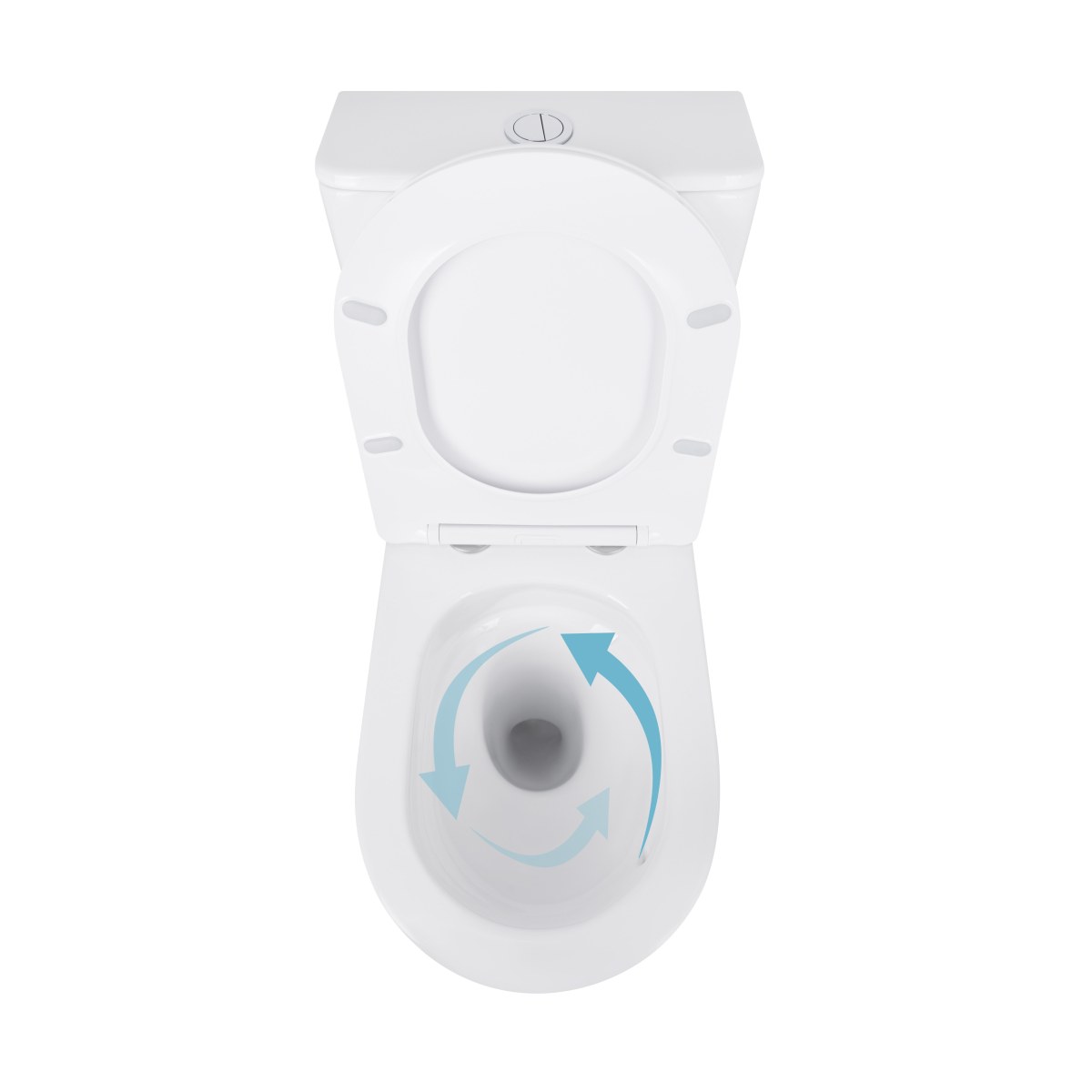 Унітаз-компакт Qtap Scorpio QT14226088AW безободковий Ultra Quiet з сидінням Soft Close пристінний