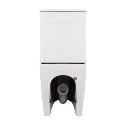 Унітаз-компакт Qtap Scorpio QT14226088AW безободковий Ultra Quiet з сидінням Soft Close пристінний