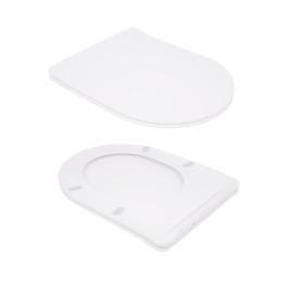 Унітаз-компакт Qtap Scorpio QT14226088AW безободковий Ultra Quiet з сидінням Soft Close пристінний