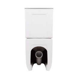 Унитаз-компакт Qtap Aquarius QTAQAW27W49262 безободковый Ultra Quiet с сиденьем Soft Close пристенный
