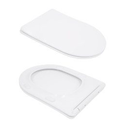 Унітаз-компакт Qtap Arvin QTARV27W49259 безободковий Ultra Quiet з сидінням Soft Close пристінний