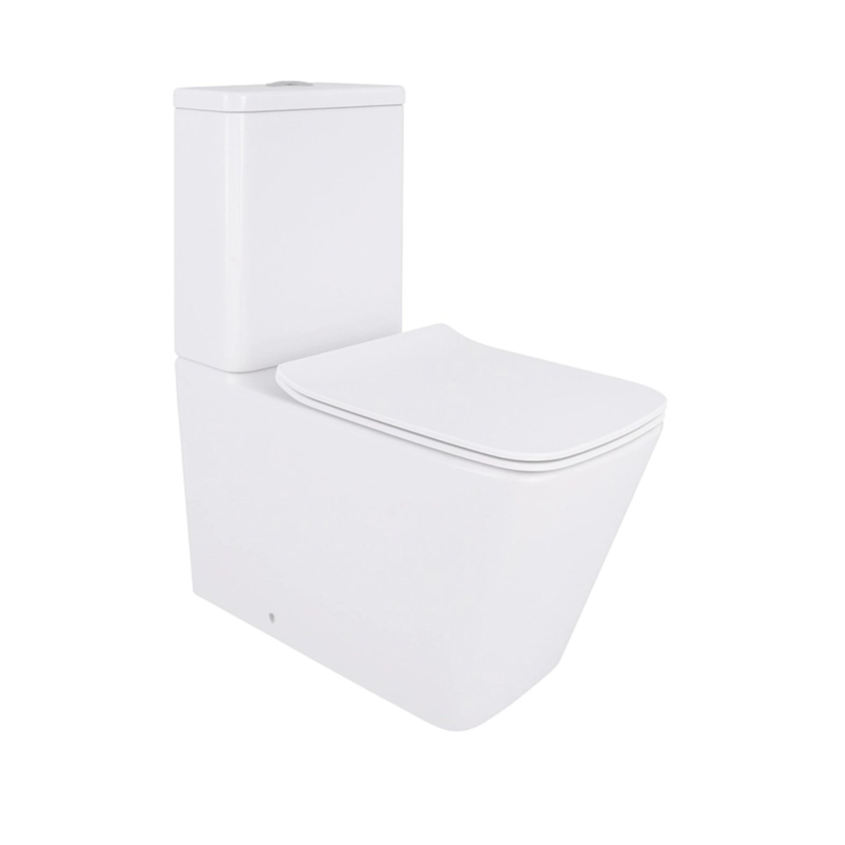 Унітаз-компакт Qtap Crow Eco QTCRO27W48750 безободковий Rimless з сидінням Soft Close пристінний