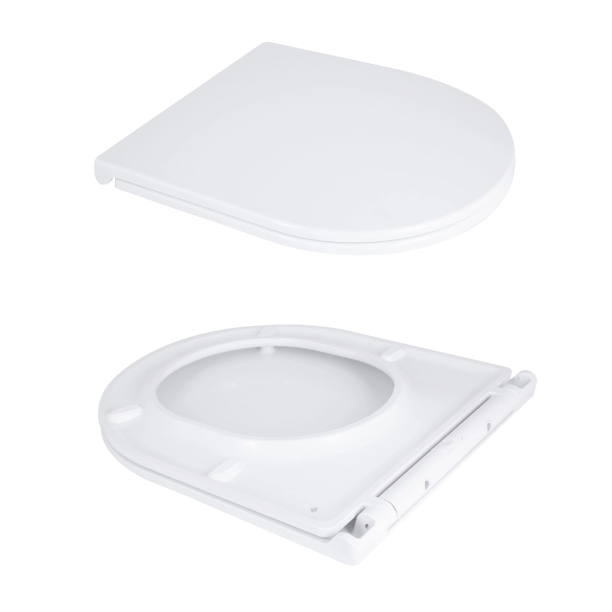 Унітаз-компакт Qtap Dove QT06228380BW безободковий Rimless з сидінням Soft Close