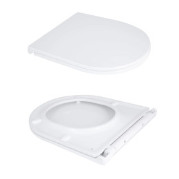 Унітаз-компакт Qtap Dove QT06228380BW безободковий Rimless з сидінням Soft Close