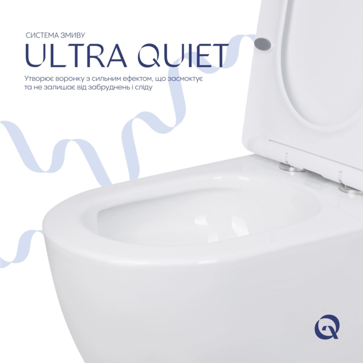 Унітаз-компакт Qtap Jay Eco QTJAY27W48749 безободковий Ultra Quiet з сидінням Soft Close пристінний