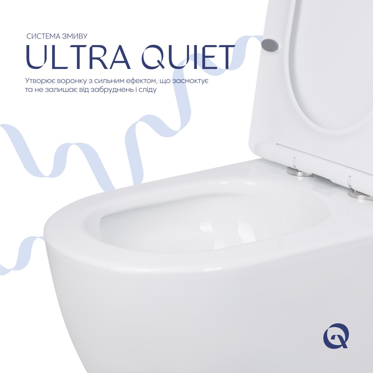 Унітаз-компакт Qtap Jay QT07222175TW безободковий Ultra Quiet з сидінням Soft Close пристінний