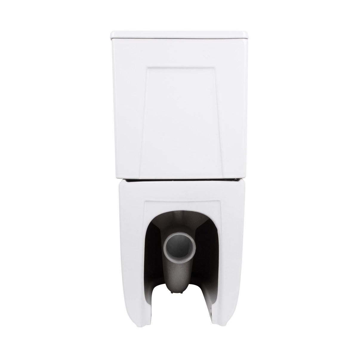 Унітаз-компакт Qtap Leo QTLEO27W49261 безободковий Ultra Quiet з сидінням Soft Close пристінний
