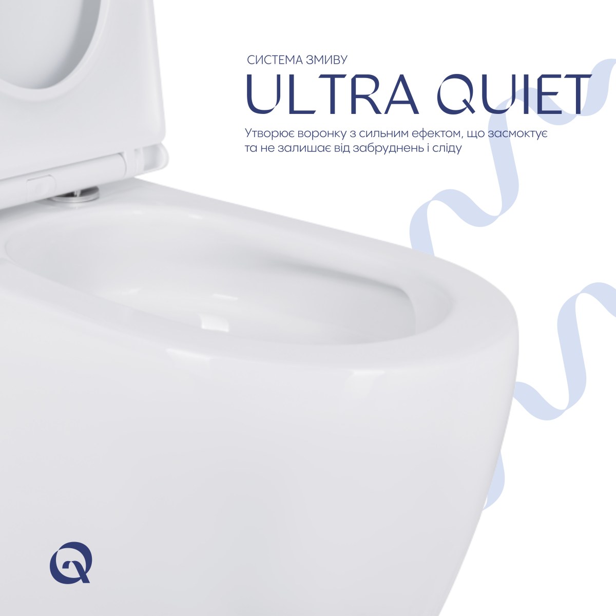 Унітаз-компакт Qtap Robin New QT13226083AW безободковий Ultra Quiet з сидінням Soft Close пристінний