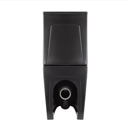 Унітаз-компакт Qtap Robin QT13226083AMB Matt Black безободковий Ultra Quiet з сидінням Soft Close пристінний