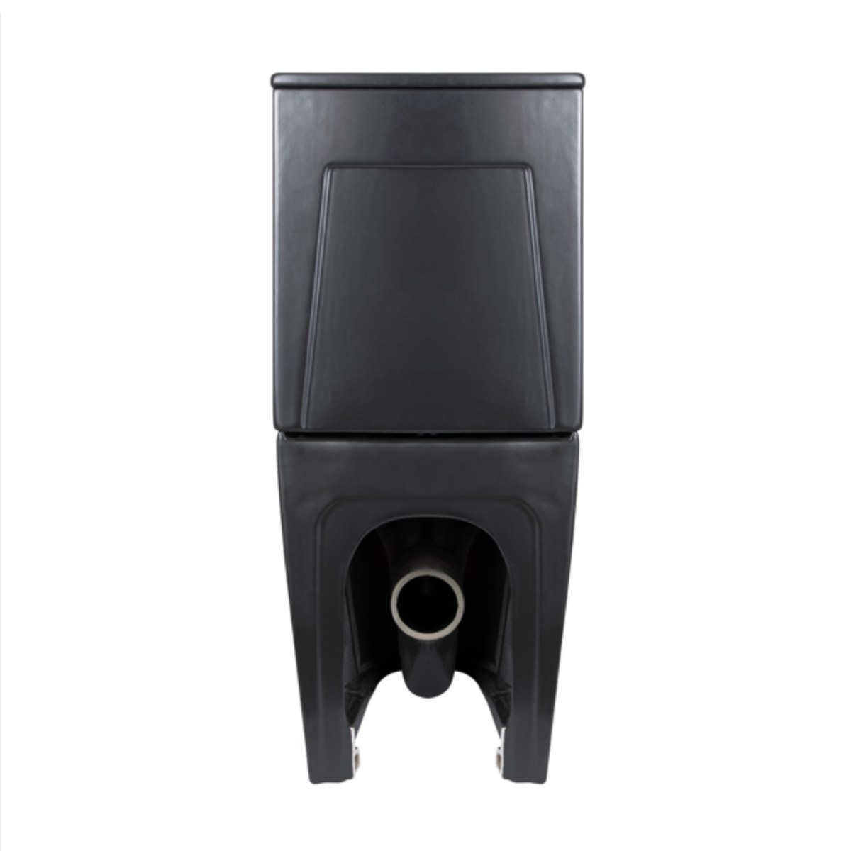 Унітаз-компакт Qtap Scorpio QT14226088AMB Matt Black безободковий Ultra Quiet з сидінням Soft Close пристінний