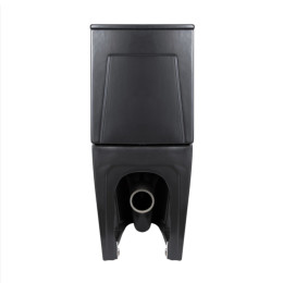 Унітаз-компакт Qtap Scorpio QT14226088AMB Matt Black безободковий Ultra Quiet з сидінням Soft Close пристінний