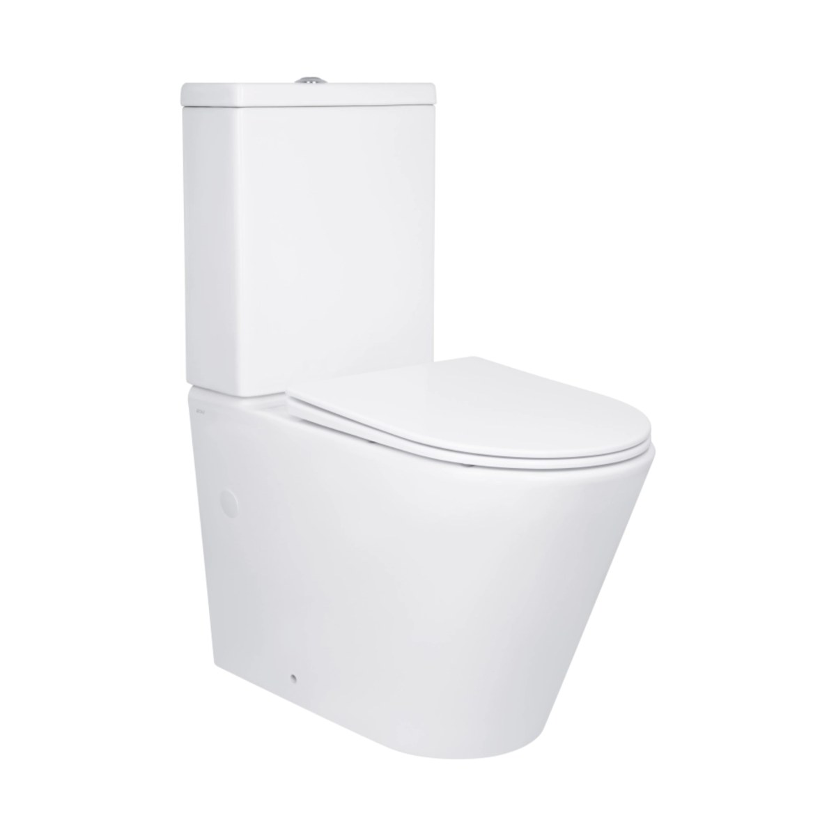 Унитаз-компакт Qtap Swan Eco QTSWA27W48748 безободковый Ultra Quiet с сиденьем Soft Close пристенный
