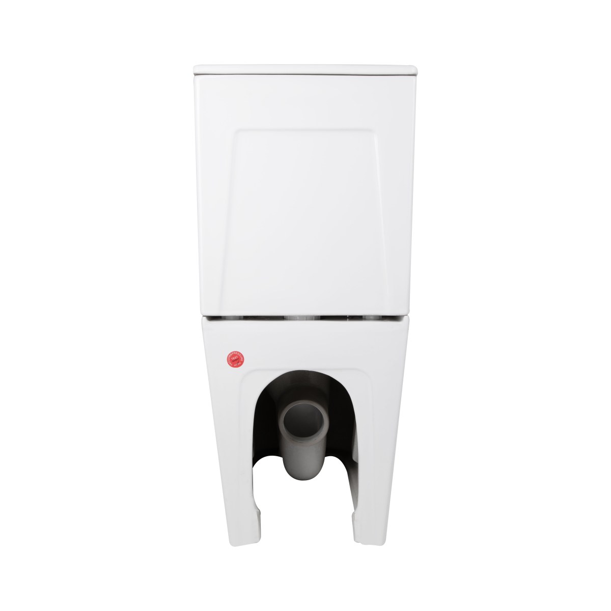 Унитаз-компакт Qtap Tern QT17226003AW безободковый Ultra Quiet с сиденьем Soft Close пристенный