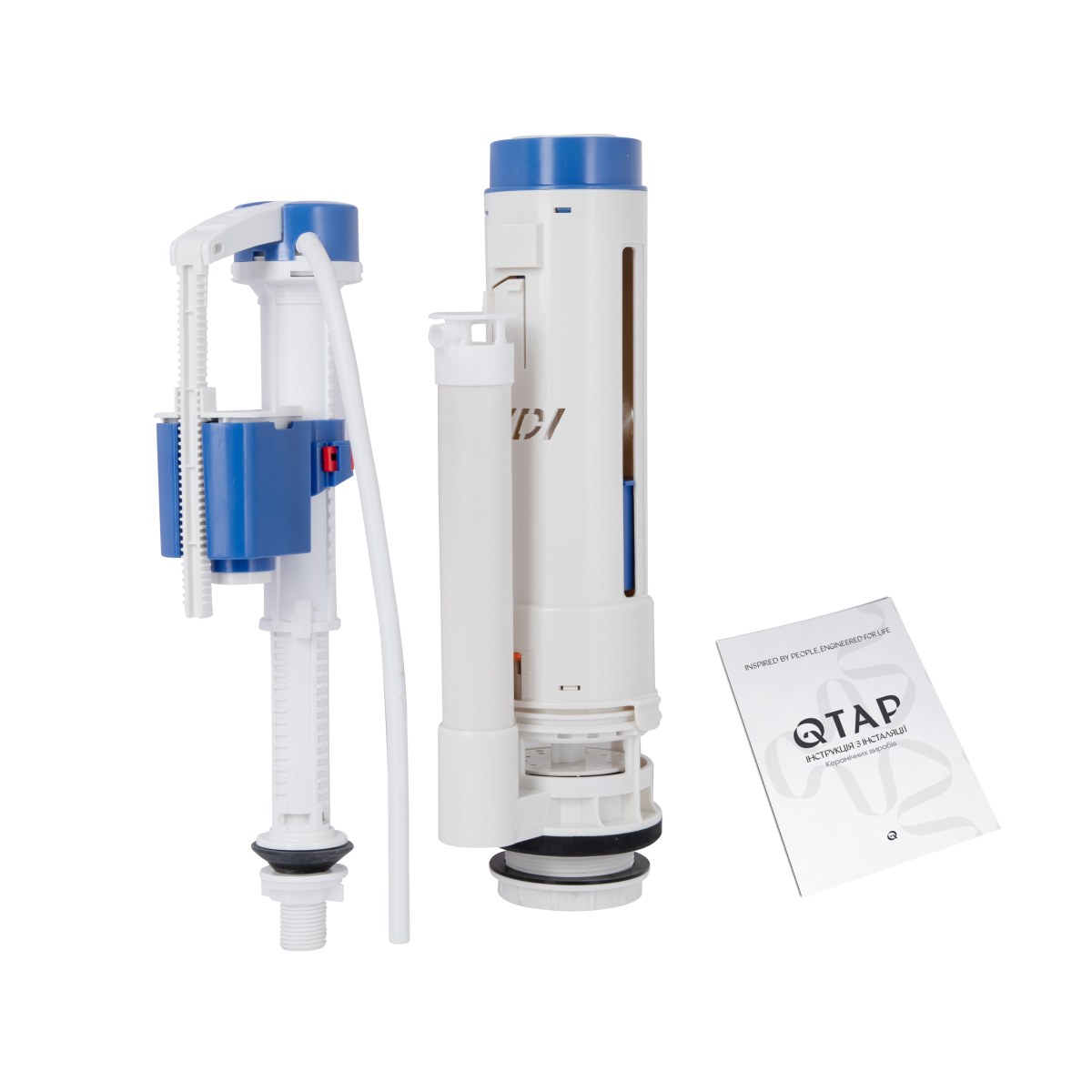 Унитаз-компакт Qtap Tern QT17226003AW безободковый Ultra Quiet с сиденьем Soft Close пристенный