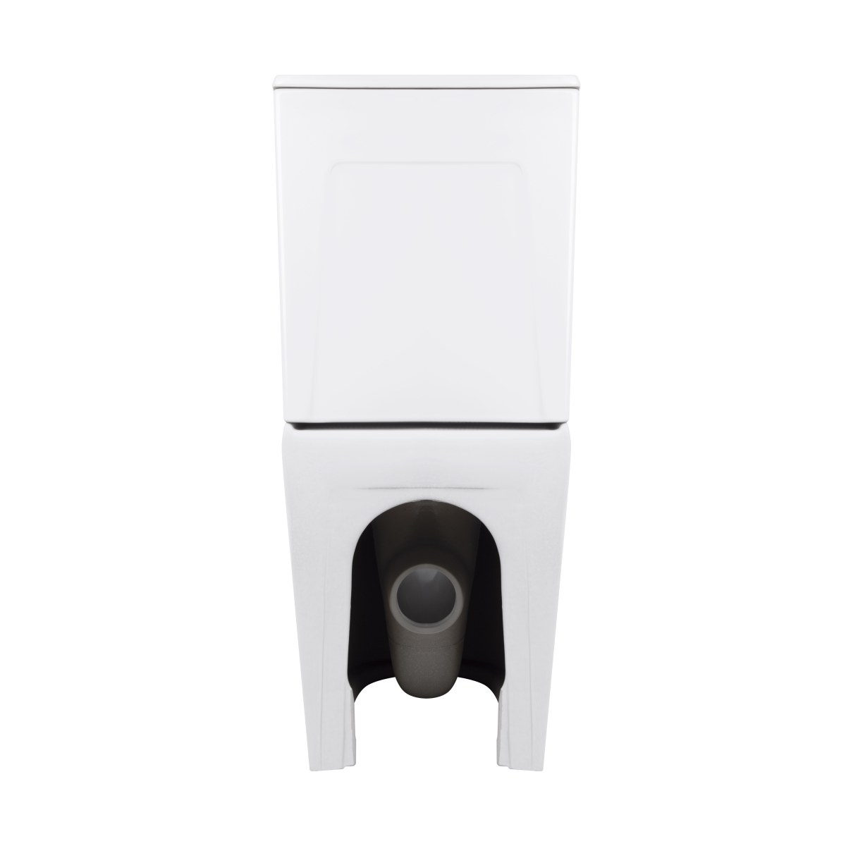 Унитаз-компакт Qtap Virgo QT18226092AW безободковый Ultra Quiet с сиденьем Soft Close пристенный