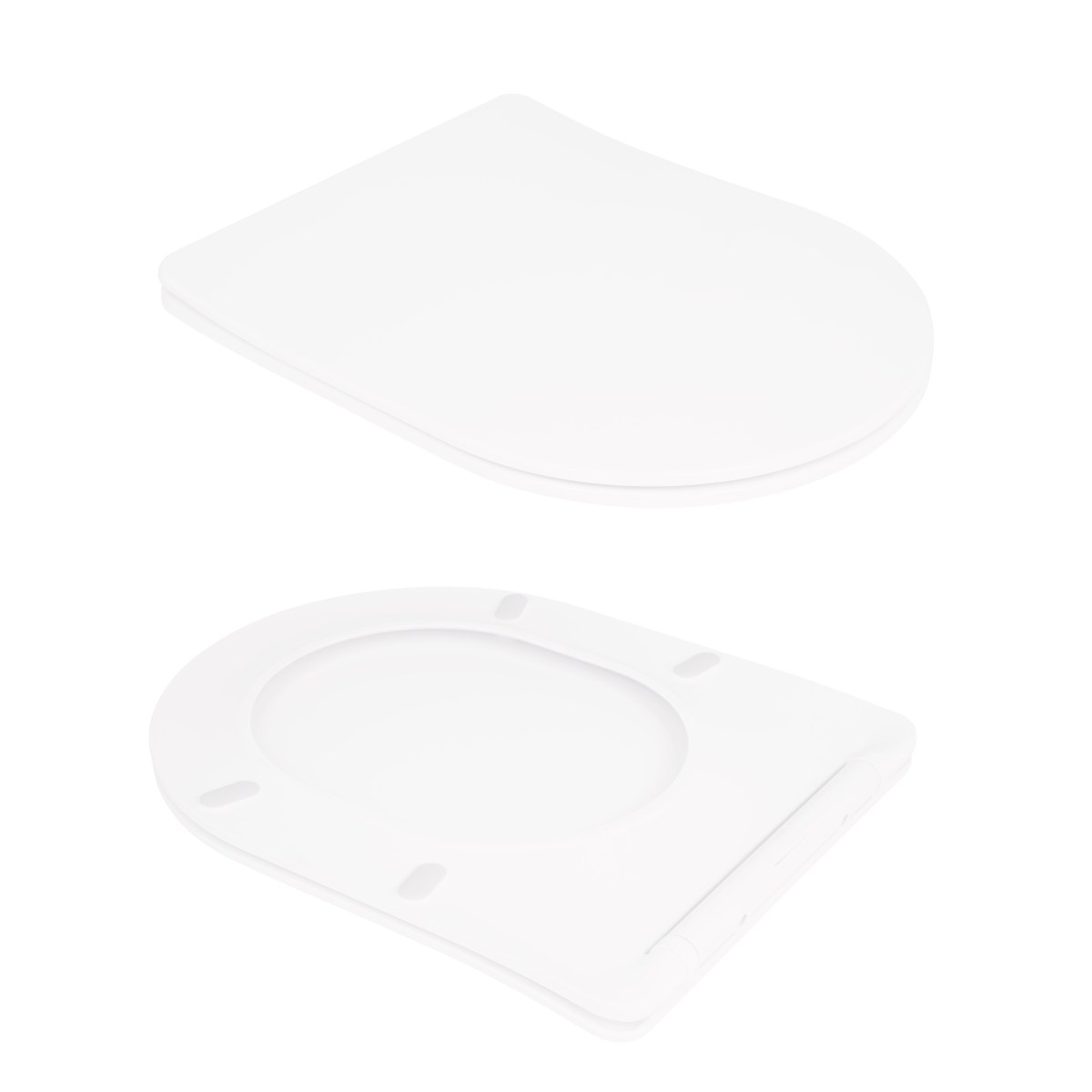 Унитаз-компакт Qtap Virgo QT18226092AW безободковый Ultra Quiet с сиденьем Soft Close пристенный