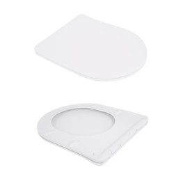 Підвісний унітаз Qtap Jay Rimless безободковий (QT07335177RW) з сидінням Soft Close