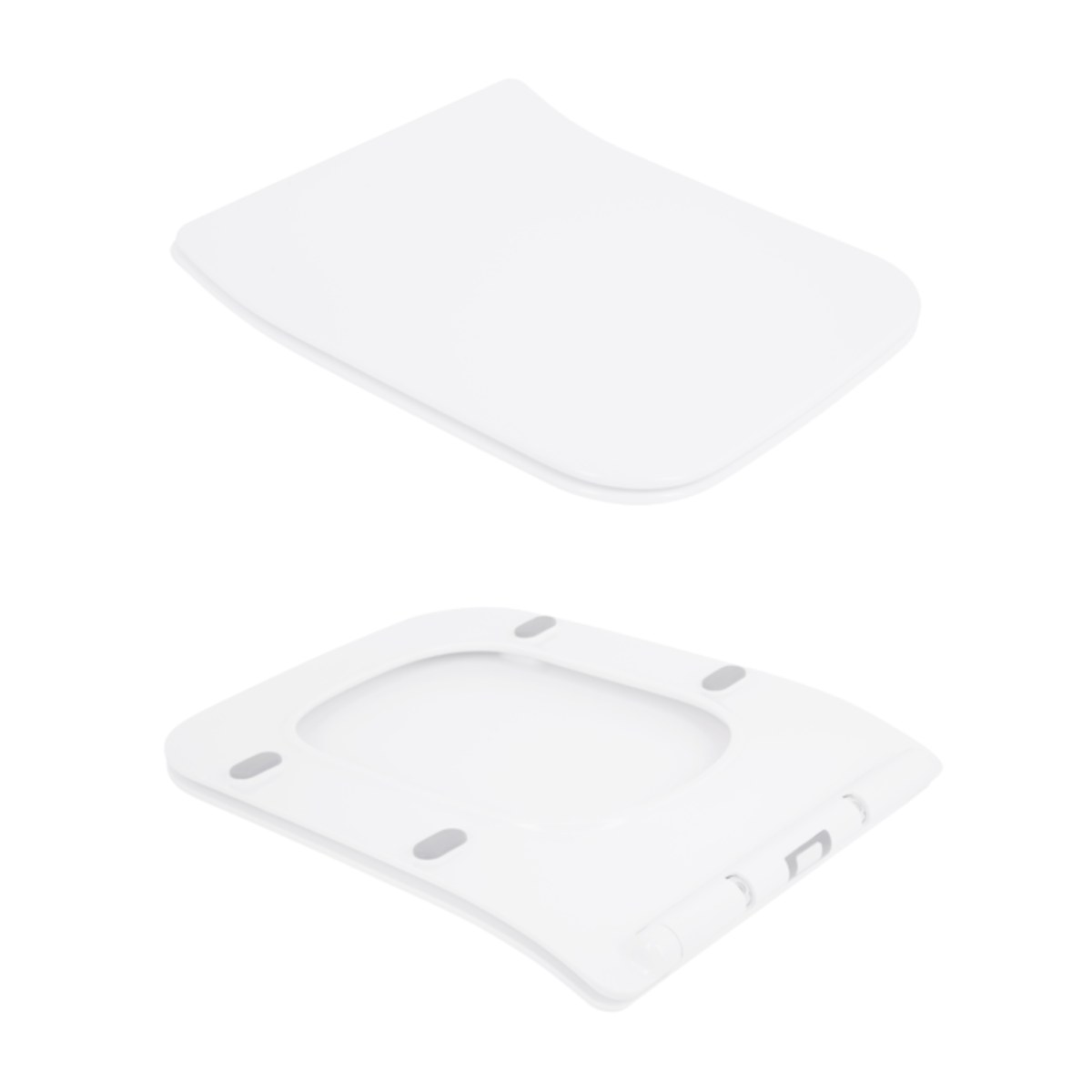 Підвісний унітаз Qtap Crow Rimless безободковий (QT05335170W) з сидінням Soft Close