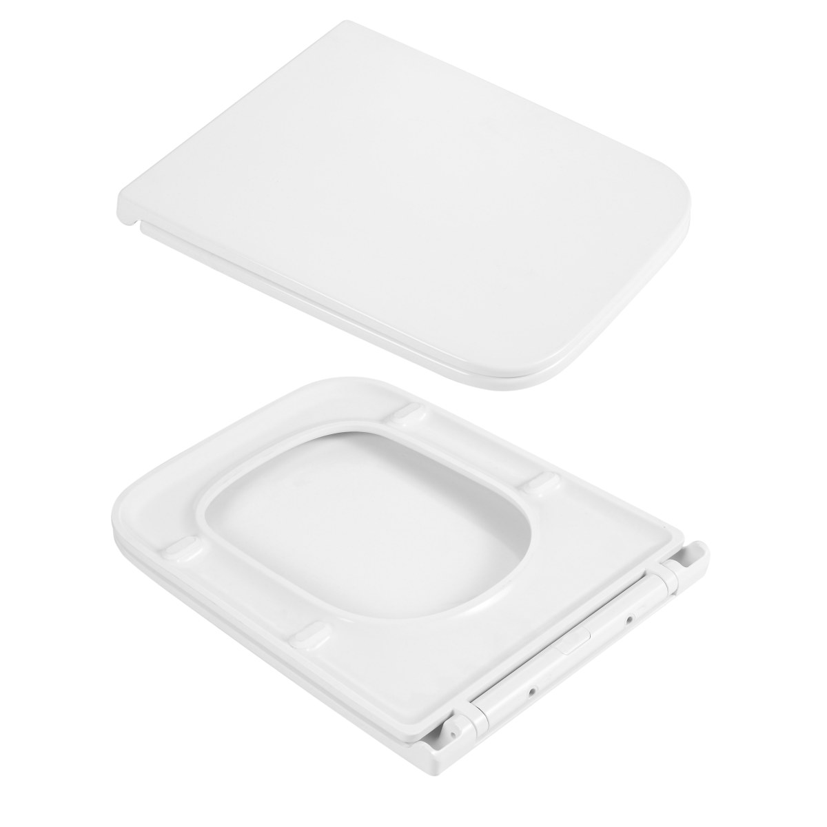 Підвісний унітаз Qtap Gemini Ultra Quiet безободковий (QTGEM26W45430) з сидінням Soft Close