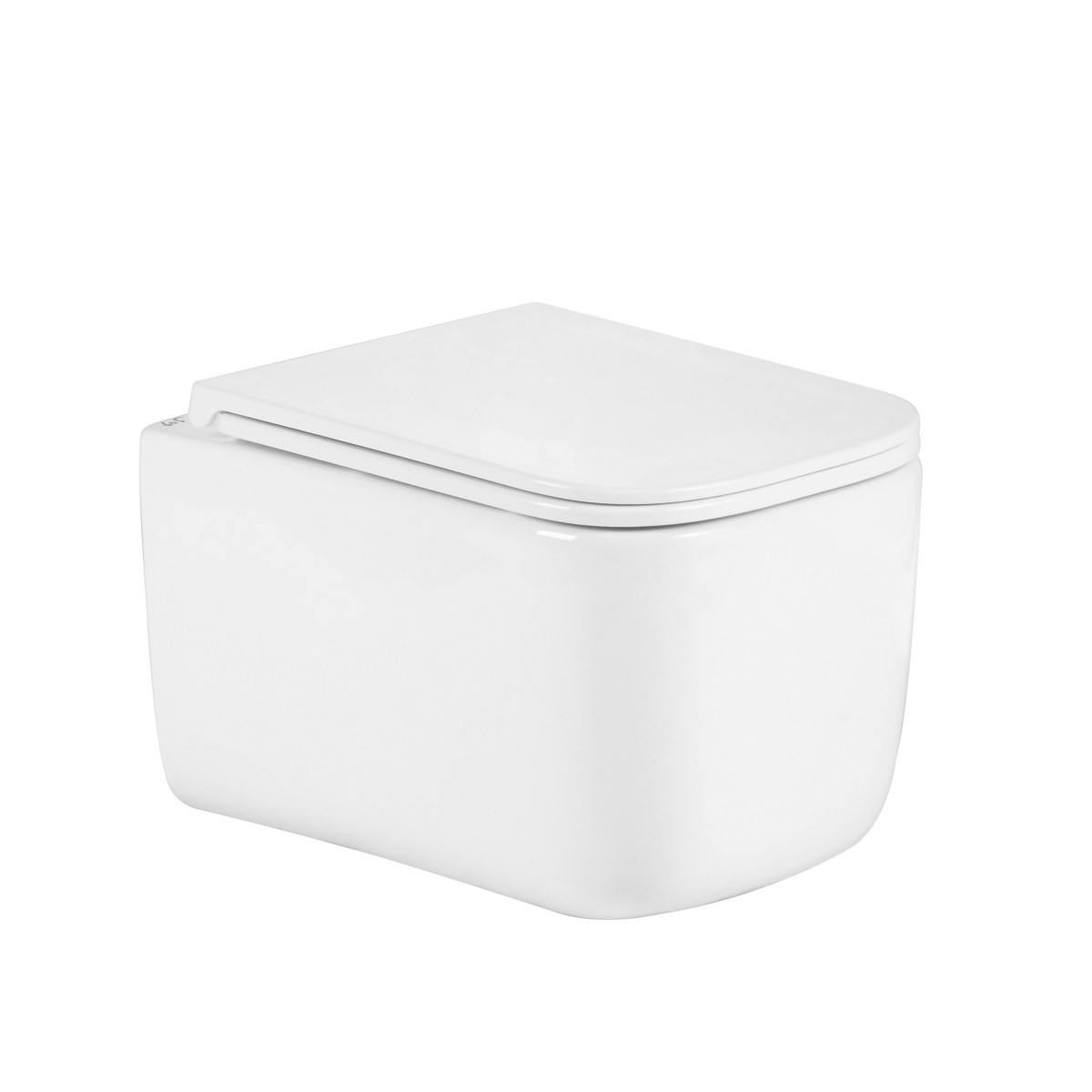 Підвісний унітаз Qtap Gemini Ultra Quiet безободковий (QTTAU26W49119) з сидінням Soft Close