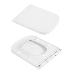 Підвісний унітаз Qtap Gemini Ultra Quiet безободковий (QTTAU26W49119) з сидінням Soft Close