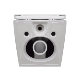 Підвісний унітаз Qtap Jay Ultra Quiet безободковий (QT07335175W) з сидінням Soft Close