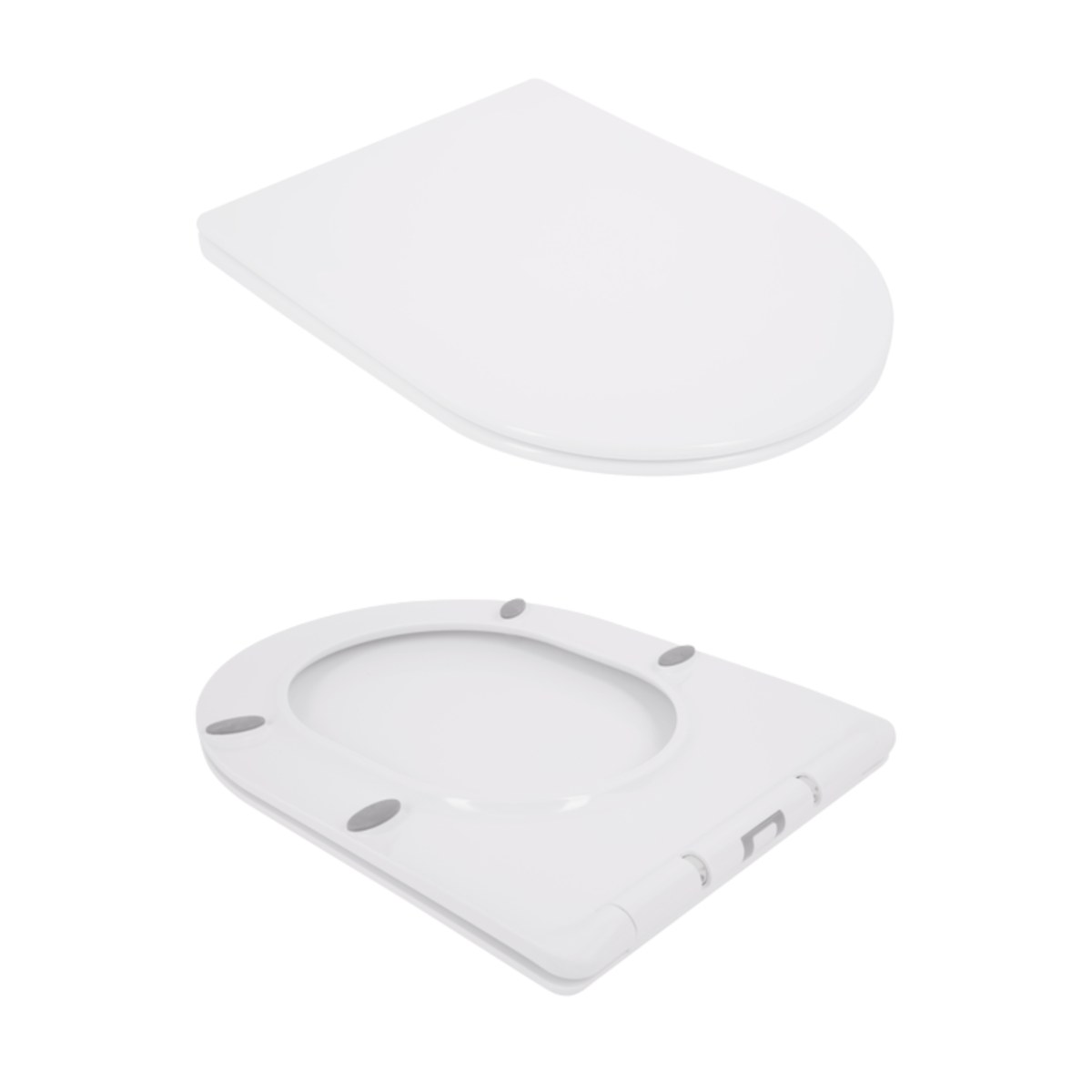 Підвісний унітаз Qtap Jay Rimless безободковий (QT07335176W) з сидінням Soft Close