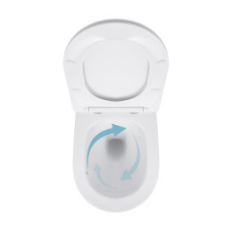Підвісний унітаз Qtap Jay Ultra Quiet безободковий (QT07335177W) з сидінням Soft Close