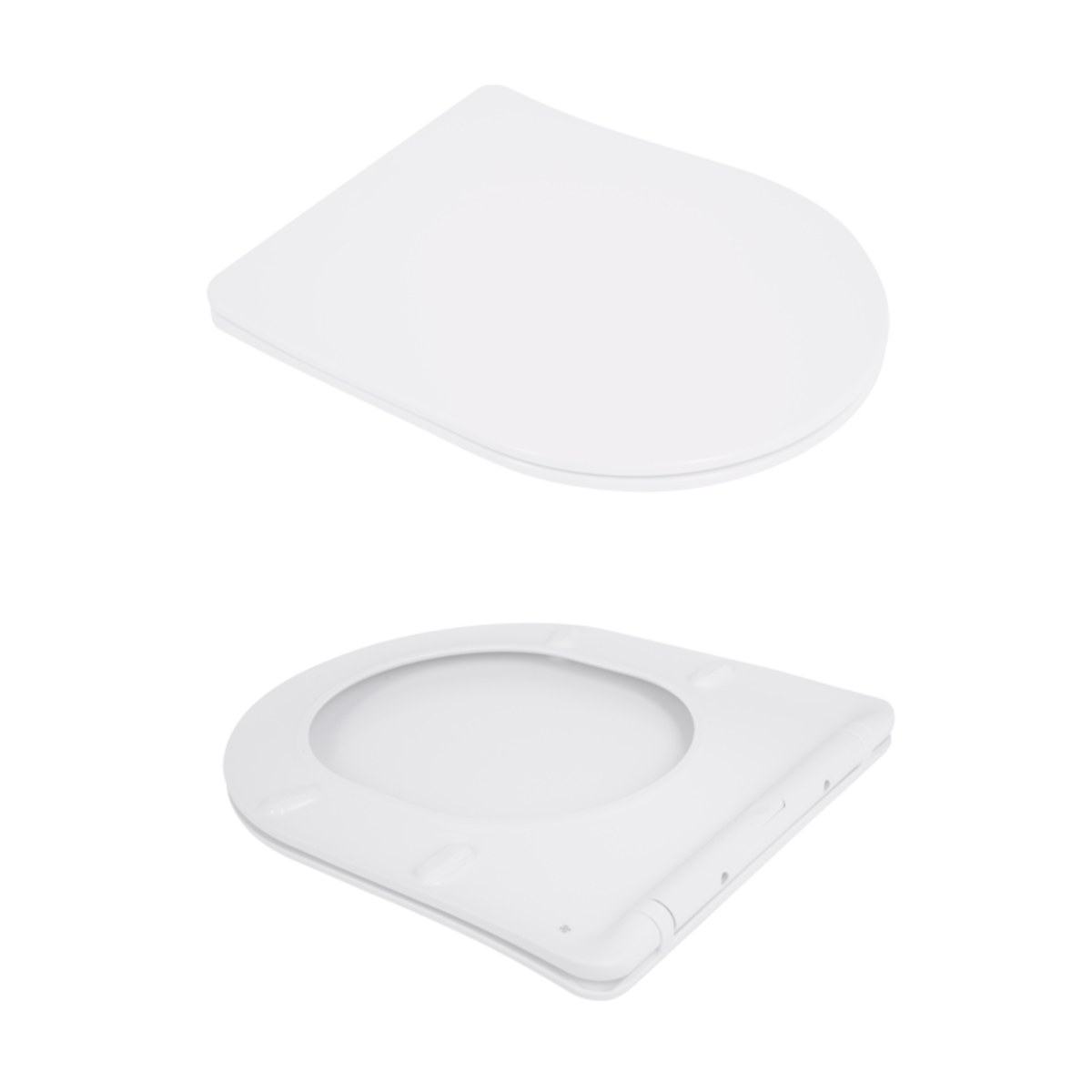 Підвісний унітаз Qtap Jay Ultra Quiet безободковий (QT07335177W) з сидінням Soft Close