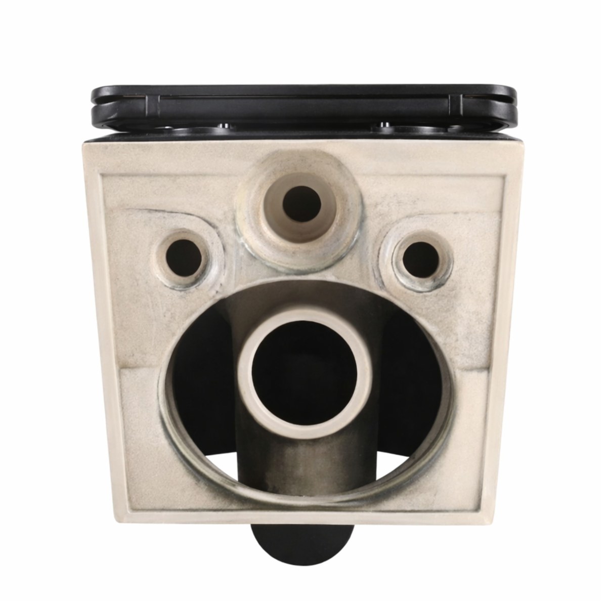 Підвісний унітаз Qtap Jay Ultra Quiet безободковий (QT07335177MB) з сидінням Soft Close