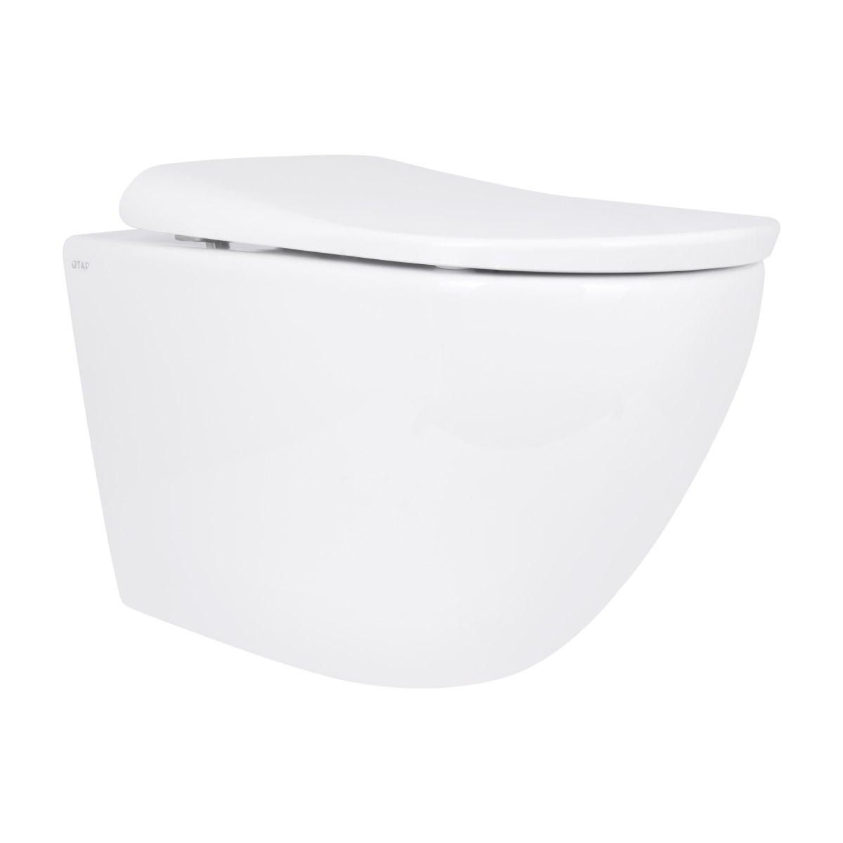 Підвісний унітаз Qtap Robin ML Ultra Quiet безободковий (QTROBML26W49621) з сидінням Soft Close