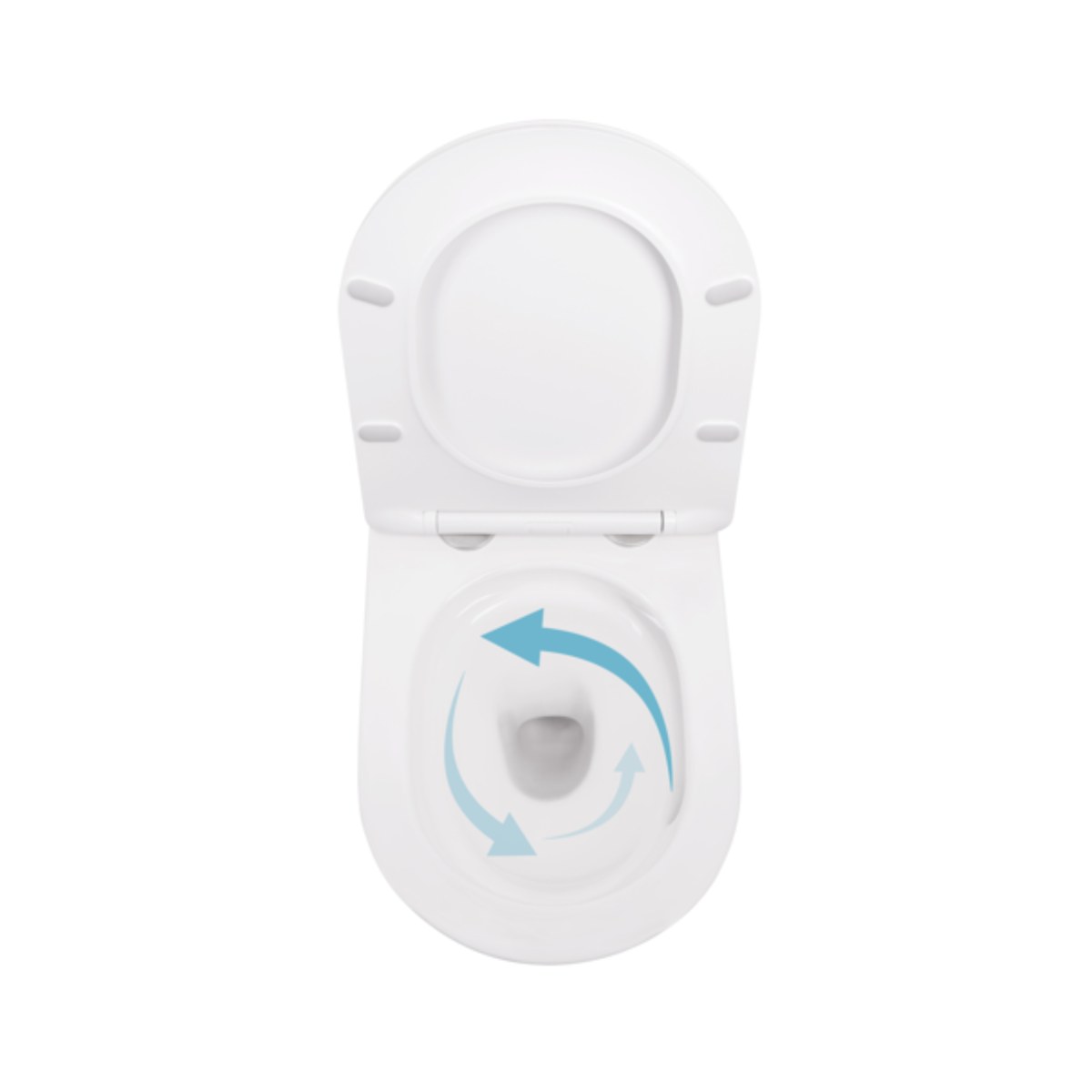Підвісний унітаз Qtap Robin Ultra Quiet безободковий (QT13332381АSW) з сидінням Soft Close