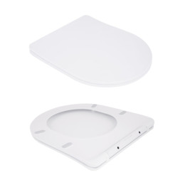 Підвісний унітаз Qtap Robin Ultra Quiet безободковий (QT13332381АSW) з сидінням Soft Close
