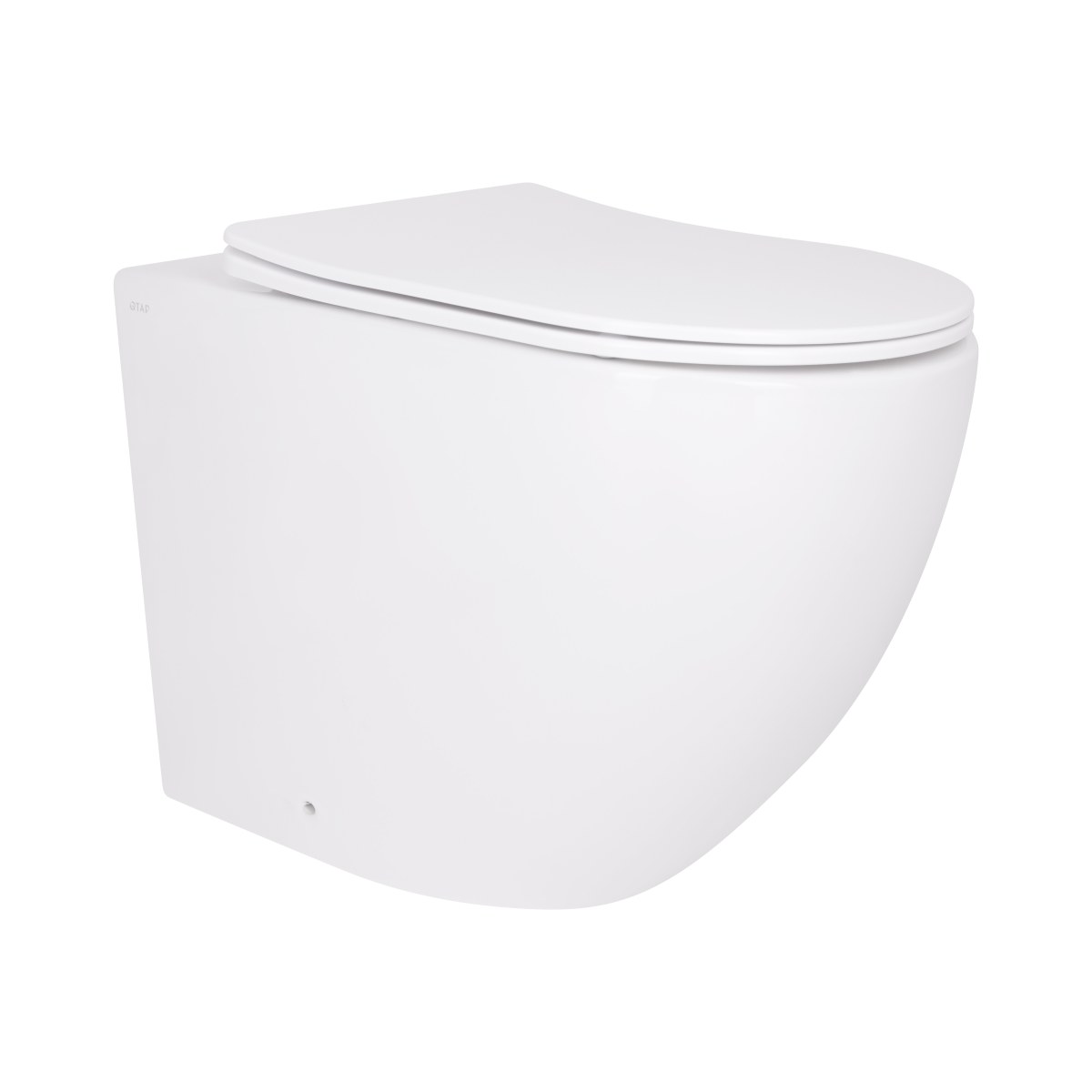 Подвесной унитаз Qtap Robin Ultra Quiet безободковый (QT13332381AW) с сиденьем Soft Close