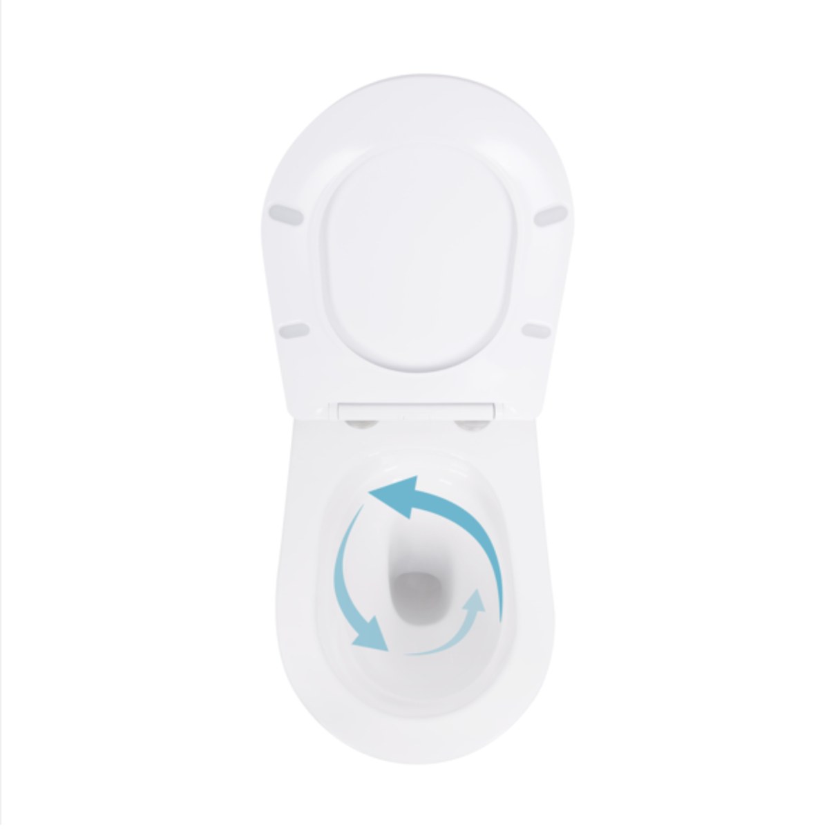 Подвесной унитаз Qtap Robin Ultra Quiet безободковый (QT13332381AW) с сиденьем Soft Close