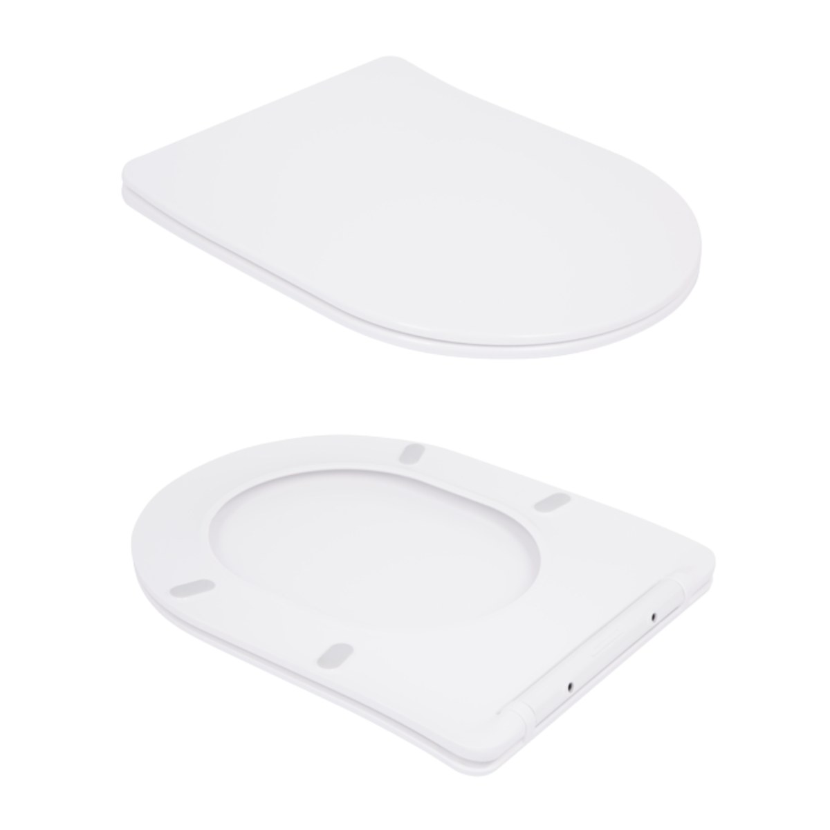 Подвесной унитаз Qtap Robin Ultra Quiet безободковый (QT13332381AW) с сиденьем Soft Close