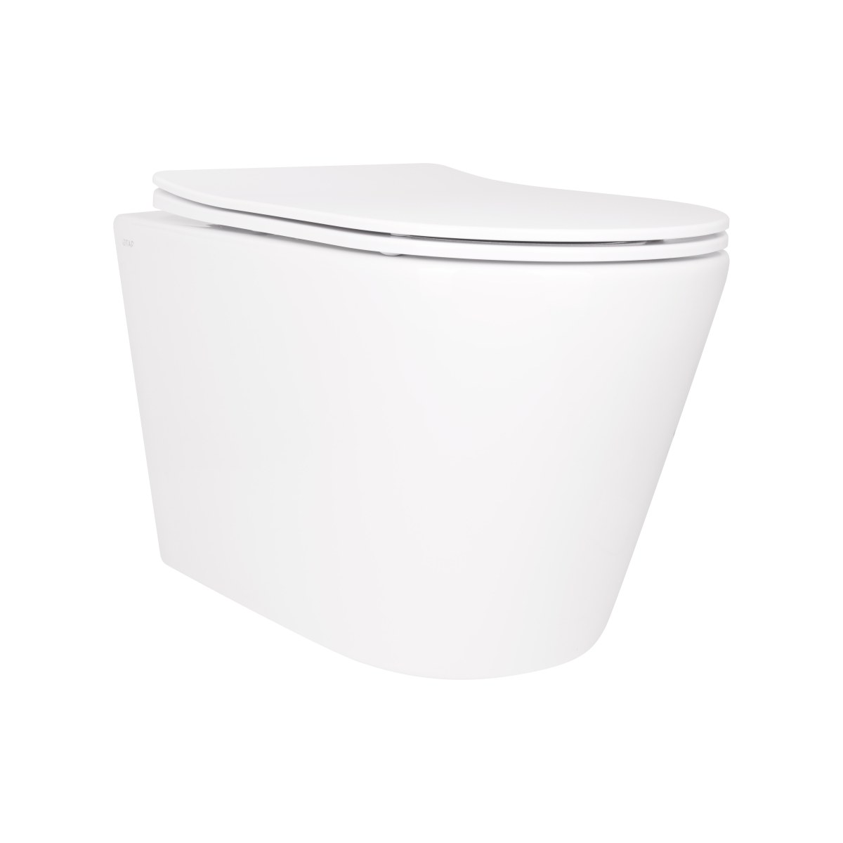 Підвісний унітаз Qtap Scorpio Ultra Quiet безободковий (QT14332380ASW) з сидінням Soft Close