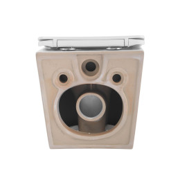 Підвісний унітаз Qtap Scorpio Ultra Quiet безободковий (QT14332380ASW) з сидінням Soft Close