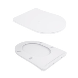 Підвісний унітаз Qtap Scorpio Ultra Quiet безободковий (QT14332380AW) з сидінням Soft Close