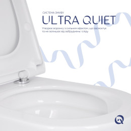 Підвісний унітаз Qtap Scorpio ML Ultra Quiet безободковий (QTSCOML26W49622) з сидінням Soft Close