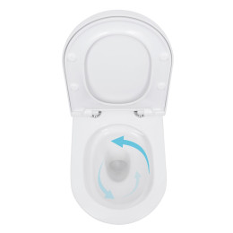 Підвісний унітаз Qtap Scorpio ML Ultra Quiet безободковий (QTSCOML26W49624) з сидінням Soft Close