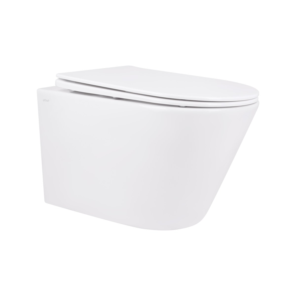 Підвісний унітаз Qtap Swan Rimless безободковий (QT16335178W) з сидінням Soft Close