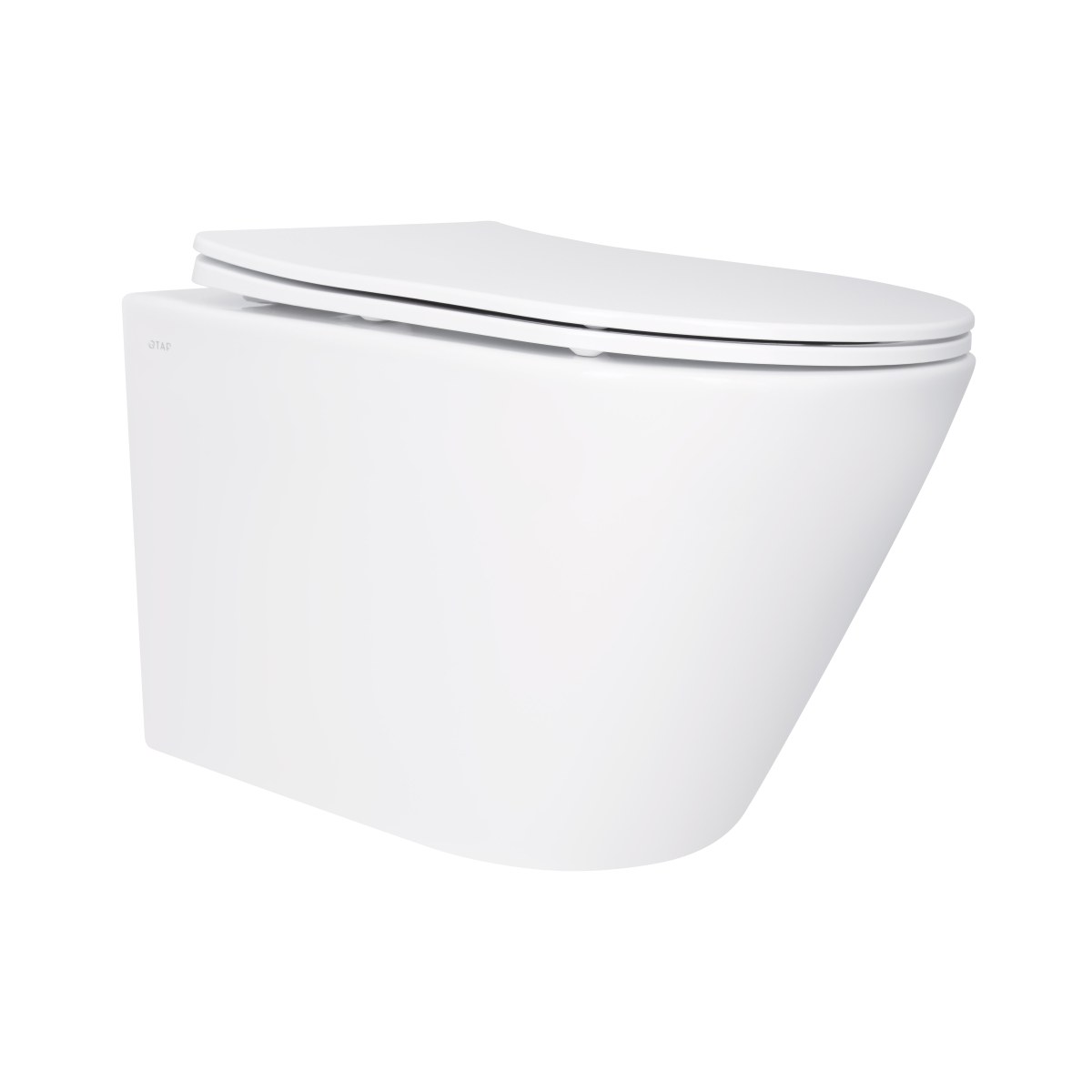 Подвесной унитаз Qtap Swan Ultra Quiet безободковый (QT16335179W) с сиденьем Soft Close