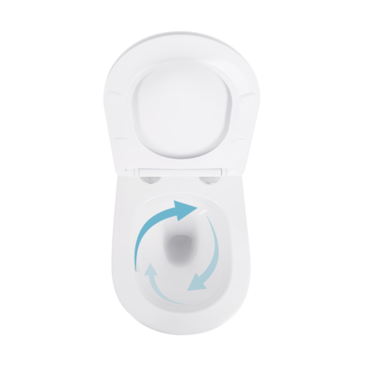 Подвесной унитаз Qtap Swan Ultra Quiet безободковый (QT16335179W) с сиденьем Soft Close