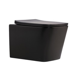 Qtap Tern унітаз підвісний Ultra Quiet Black