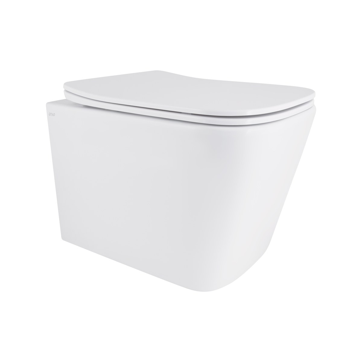 Підвісний унітаз Qtap Tern Ultra Quiet безободковий (QT17332303ASW) з сидінням Soft Close