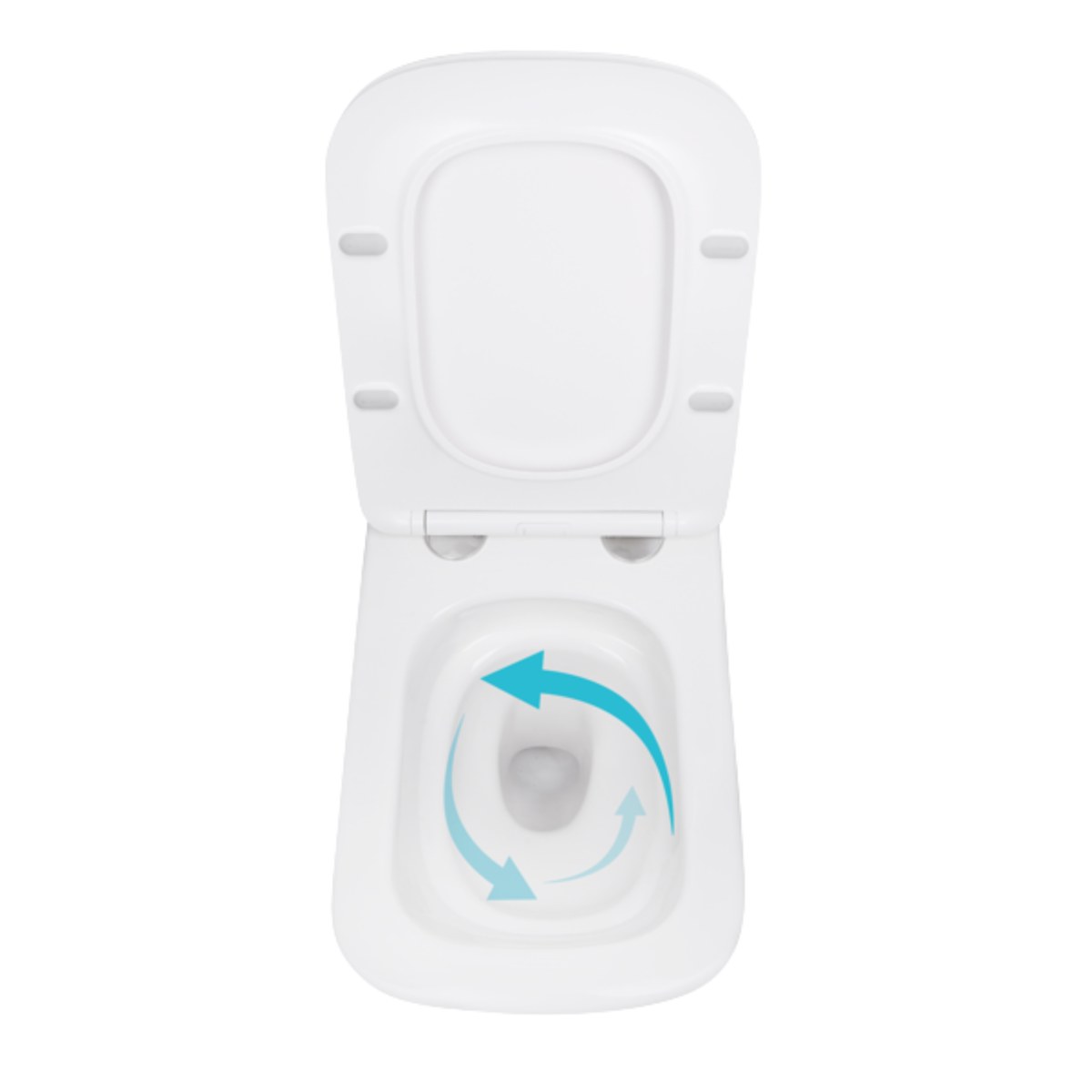 Підвісний унітаз Qtap Tern Ultra Quiet безободковий (QT17332303ASW) з сидінням Soft Close