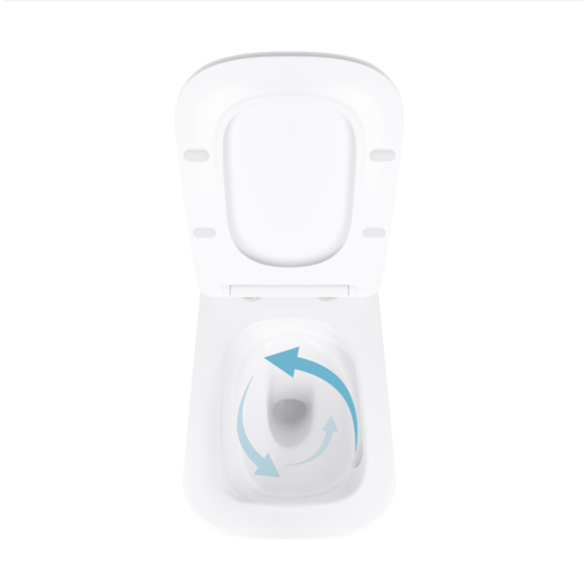 Підвісний унітаз Qtap Tern Ultra Quiet безободковий (QT17332303AW) з сидінням Soft Close