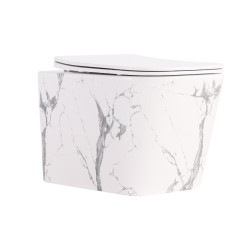 Qtap Tern унітаз підвісний Ultra Quiet Marble